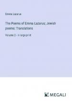 The Poems of Emma Lazarus; Jewish poems: Translations