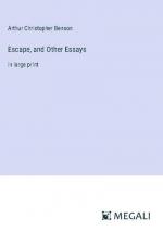 Escape, and Other Essays