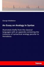 An Essay on Analogy in Syntax