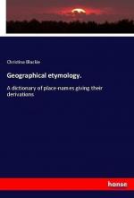 Christina Blackie: Geographical etymolog
