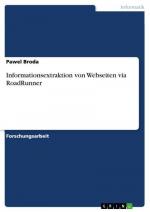 Informationsextraktion von Webseiten via RoadRunner