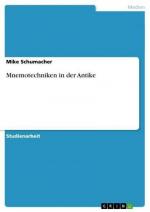 Mike Schumacher: Mnemotechniken in der A