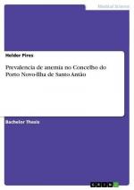 Prevalencia de anemia no Concelho do Porto Novo-Ilha de Santo Antão