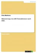 Bilanzierung von ABS-Transaktionen nach IFRS