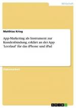 Matthias Krieg: App-Marketing als Instru
