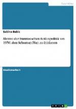 Motive der französischen Außenpolitik um 1950, den Schuman-Plan zu initiieren