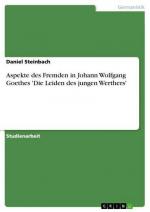 Aspekte des Fremden in Johann Wolfgang Goethes 'Die Leiden des jungen Werthers'