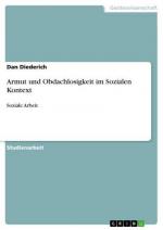 Armut und Obdachlosigkeit im Sozialen Kontext