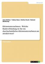 Kleinstunternehmen - Welche Bankverbindung ist für ein durchschnittliches Kleinstunternehmen am attraktivsten?