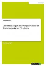 Die Terminologie der Rumproduktion im deutsch-spanischen Vergleich