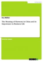 The Meaning of Harmony in China and its Importance in Business Life