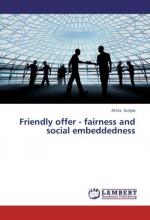 Friendly offer - fairness and social embeddedness