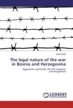 The legal nature of the war in Bosnia and Herzegovina