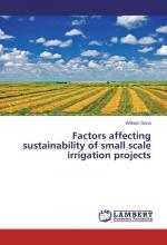 Factors affecting sustainability of small scale irrigation projects