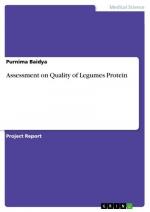 Assessment on Quality of Legumes Protein