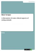 A discussion of some ethical aspects of eating animals