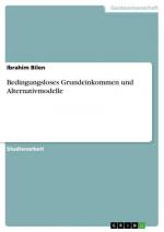 Bedingungsloses Grundeinkommen und Alternativmodelle