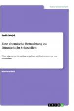 Eine chemische Betrachtung zu Dünnschicht-Solarzellen