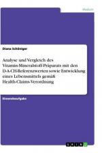 Analyse und Vergleich des Vitamin-Mineralstoff-Präparats mit den D-A-CH-Referenzwerten sowie Entwicklung eines Lebensmittels gemäß Health-Claims-Verordnung