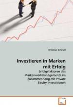 Investieren in Marken mit Erfolg