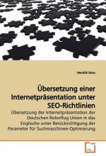 Übersetzung einer Internetpräsentation unter SEO-Richtlinien