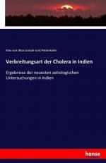 Verbreitungsart der Cholera in Indien