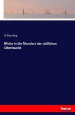 Blicke in die Mundart der südlichen Oberlausitz