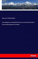 Neun ätiologische und prophylaktische Sätze aus den amtlichen Berichten über die Choleraepidemien in Ostindien