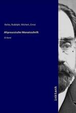 Altpreussische Monatsschrift