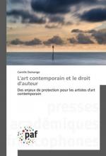 L'art contemporain et le droit d'auteur