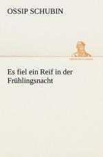 Es fiel ein Reif in der Frühlingsnacht