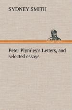 Peter Plymley's Letters, and selected essays