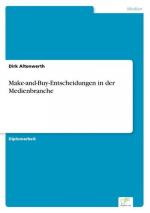 Make-and-Buy-Entscheidungen in der Medienbranche