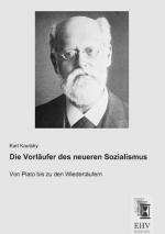 Die Vorläufer des neueren Sozialismus