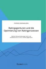 Ratingagenturen und die Optimierung von Ratingprozessen. Welchen Herausforderungen sehen sich Standard & Poor's und Co. derzeit gegenüber?