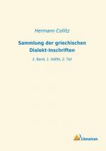 Sammlung der griechischen Dialekt-Inschriften