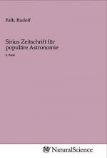 Sirius Zeitschrift für populäre Astronomie