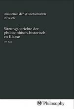 Sitzungsberichte der philosophisch-historischen Klasse