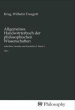 Allgemeines Handwörterbuch der philosophischen Wissenschaften