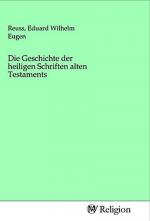 Die Geschichte der heiligen Schriften alten Testaments