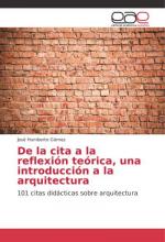 De la cita a la reflexión teórica, una introducción a la arquitectura