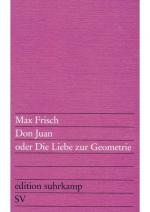 Frisch, Max und Max Frisch: Don Juan ode