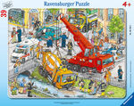 Ravensburger Kinderpuzzle - 06768 Rettungseinsatz - Rahmenpuzzle fuer Kinder ab 4 Jahren, mit 39 Teilen