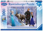 Ravensburger Kinderpuzzle - 10516 Im Reich der Schneekoenigin - Disney Frozen-Puzzle fuer Kinder ab 6 Jahren, mit 100 Teilen im XXL-Format