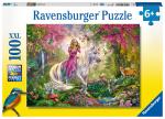 ISBN 4005556106417: Ravensburger Kinderpuzzle - 10641 Magischer Ausritt - Fantasy-Puzzle für Kinder ab 6 Jahren, mit 100 Teilen im XXL-Format, Yellow