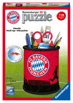 Ravensburger 3D Puzzle 11215 - Utensilo FC Bayern - Stiftehalter fuer FC Bayern Muenchen Fans ab 6 Jahren, Schreibtisch-Organizer fuer Erwachsene und Kinder