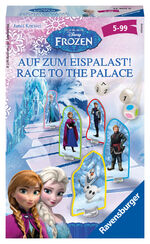 Ravensburger 23402 - Disney Frozen: Auf zum Eispalast!, Mitbringspiel fuer 2-4 Spieler, Kinderspiel ab 4 Jahren, kompaktes Format, Reisespiel, Brettspiel