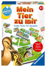 Ravensburger 24731 - Mein Tier zu mir - Puzzelspiel fuer die Kleinen - Spiel fuer Kinder ab 1 und 1/2 Jahren, Spielend erstes Lernen fuer 1-4 Spieler