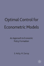 ISBN 9780333257067: Optimal Controls, Econometer Models