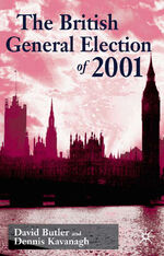 ISBN 9780333740330: The British General Election of 2001